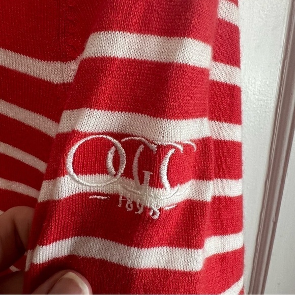 Fairway & Greene Women's Lia Sweater Sun Kiss Coral cashmere blend - Picture 6 of 7